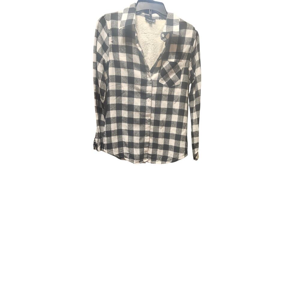 Fleece lined Buffalo plaid shirt